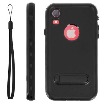 Carcasa Soporte Iphone Xr Ip68 Impermeable 2 Metros Redppeper – Negro