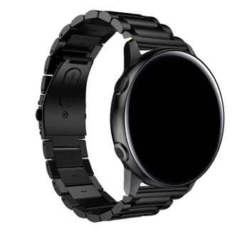 Correa Galaxy Watch Active2 40mm / Gear S2 Sport Acero Inoxidable – Negro