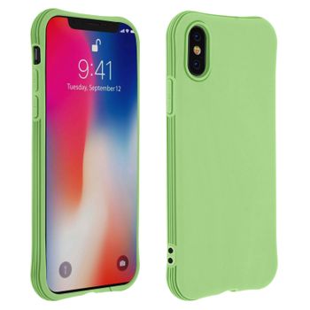 Funda móvil - iPhone XS Max KSIX, Apple, iPhone XS Max, Verde