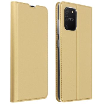 Funda Samsung Galaxy S10 Lite Cartera Cierre Y F.soporte – Dorado