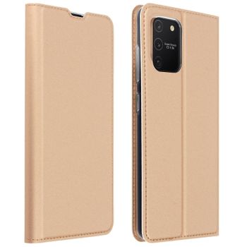 Funda Samsung Galaxy S10 Lite Cartera Cierre Y F.soporte – Oro Rosa