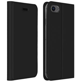 Funda Iphone 7 / 8 / Se 2020 Cartera Cierre Y F.soporte – Negro