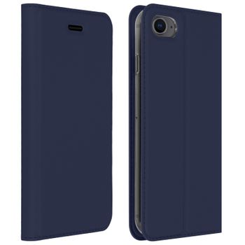 Funda Iphone 7 / 8 / Se 2020 Cartera Cierre Y F.soporte – Azul Oscuro