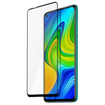 Cristal Templado Xiaomi Redmi Note 9 9h 0,33 Mm - Marco Negro