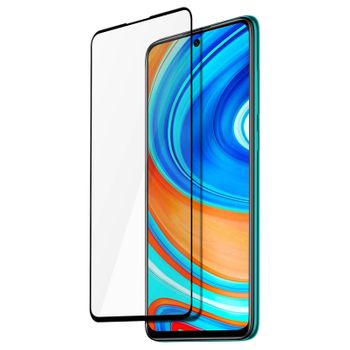 Cristal Templado Xiaomi Redmi Note 9s /9 Pro/9 Pro Max 9h 0,33 Mm - Marco Negro