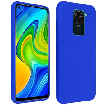 Carcasa Silicona Xiaomi Redmi Note 9 Semirrígida Mate - Azul