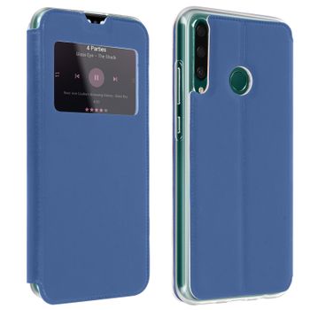 Funda Huawei Y6p Cartera Con Ventana F. Soporte - Azul