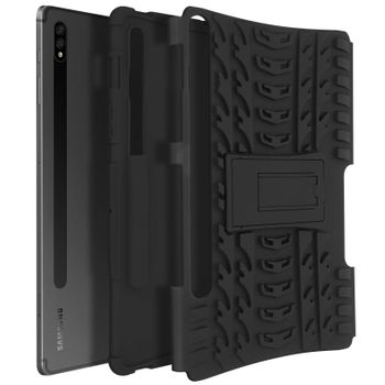 Carcasa Samsung Galaxy Tab S7 11.0 Protectora Reforzada + F. Soporte - Negra