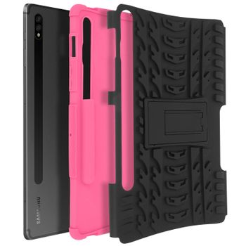 Carcasa Samsung Galaxy Tab S7 11.0 Protectora Reforzada + F. Soporte - Rosa