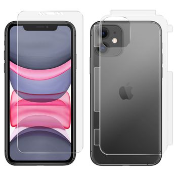 Protector Pantalla Iphone 11 Frontal Y Trasera Flexible Y Antibacterias