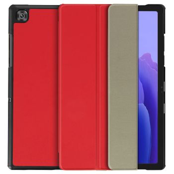 Funda Samsung Galaxy Tab A7 10.4 2020 F. Soporte Vídeo/teclado – Rojo
