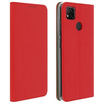 Funda Smart Xiaomi Redmi 9c Y 10a Cierre Magnético F. Soporte – Rojo