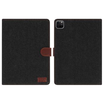 Funda Vaquera Tarjetero Soporte Negro Ipad Pro 11 2020 / 2018 Y Ipad Air 2020