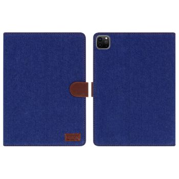 Funda Vaquera Tarjetero Soporte Azul Oscuro Ipad Pro 11 / Air 2022, 2020