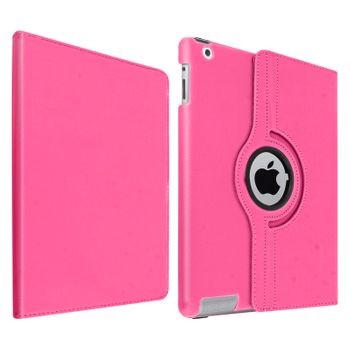 Funda Ipad 2 / 3 / 4 Función Soporte Giratorio 360 ?° - Rosa