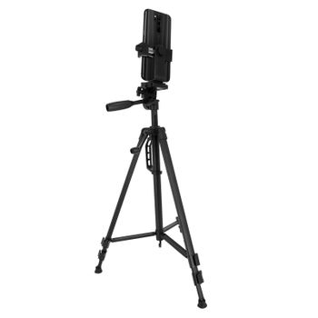 Trípode Smartphone Y Cámara, Profesional Ajustable 48 Cm A 145 Cm Linq - Negro