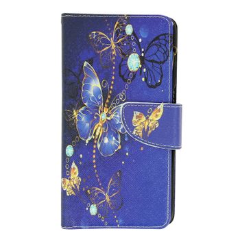 Funda Samsung Funda Samsung Galaxy A12 Monedero Soporte Mariposas