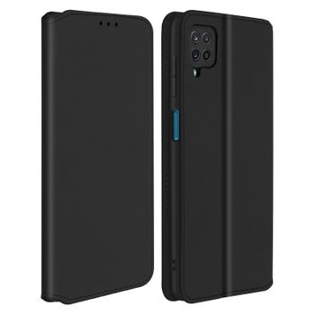 Funda Samsung Galaxy A12 Libro Billetera F. Soporte – Negro