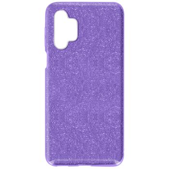 Funda Samsung Galaxy A32 5g Purpurina Extraíble Silicona Semirrígida Rosa