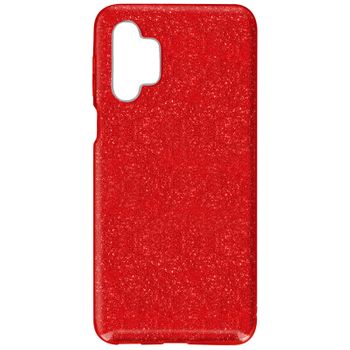 Funda Samsung Galaxy A32 5g/a52 5g Purpurina Extraíble Silicona Semirrígida Rojo