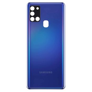 Tapa Batería Samsung Galaxy A21s Parte Trasera Recambio Azul