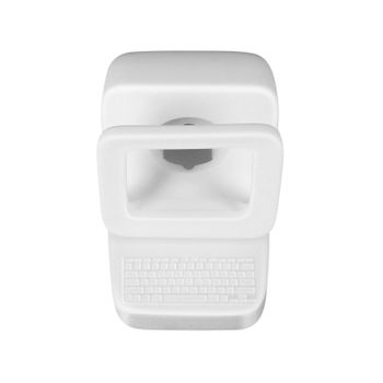 Soporte Escritorio Cargador Magsafe Apple Watch Style Ordenador Vintage Blanco