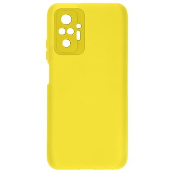 Funda Carcasa Xiaomi Redmi Note 10 Pro Silicona Flexible Tacto Suave Amarillo