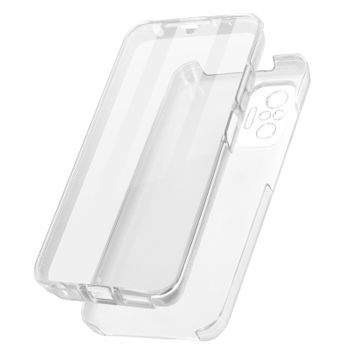 Funda Xiaomi Redmi Note 10 Pro Trasera Rígida Delantera Flexible - Transparente