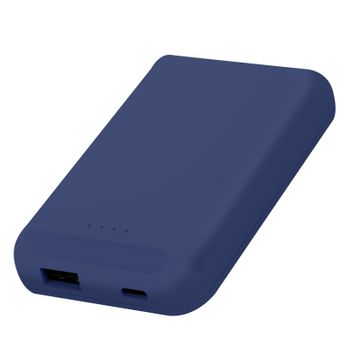 Powerbank Inalámbrica Magsafe 5000mah Tecnología Qi Puertos Usb / Usb-c Azul