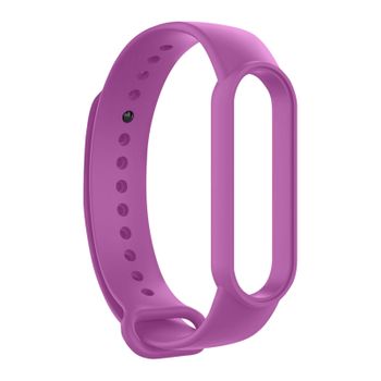 Brazalete Deportivo Xiaomi Mi Band 6 / 5 Silicona Premium Tacto Suave Morado