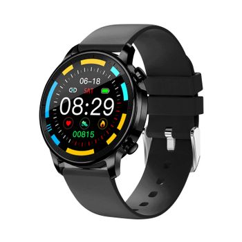 Reloj Inteligente Seguimiento Actividad Multifunciones Certificado Ip67 Negro