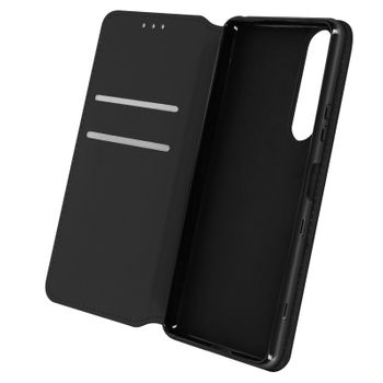 Funda Xperia 1 Iii Tarjetero Soporte Vídeo Negro