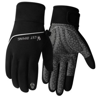 Guantes Running Unisex Negro