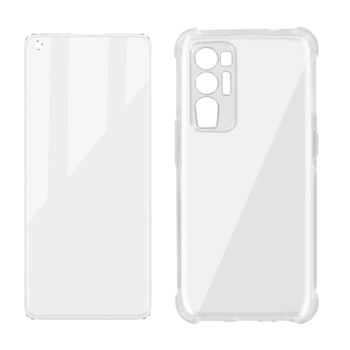 Pack Protección Oppo Find X3 Neo Funda Flexible + Cristal Templado Transparente