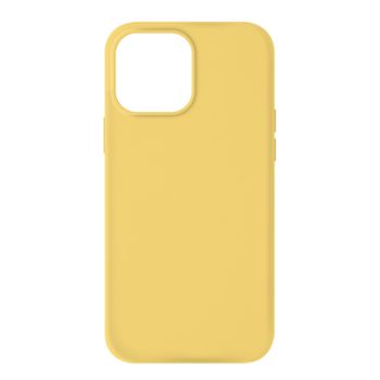 Funda Iphone 13 Pro Silicona Semirrígida Acabado Tacto Suave Amarillo