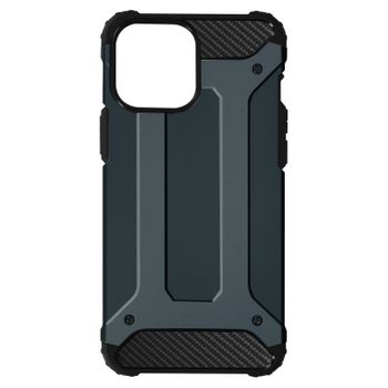 Funda Iphone 13 Pro Max Híbrido Diseño Relieve Anticaídas Defender Ii Azul