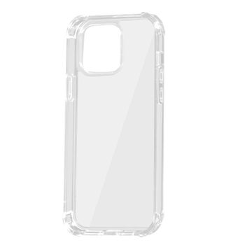 Funda Iphone 13 Pro Rígida Contorno Silicona Esquinas Antigolpes Transparente