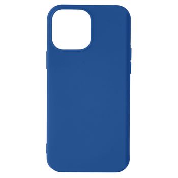 Funda Carcasa Iphone 13 Pro Max Silicona Flexible Acabado Tacto Suave Azul