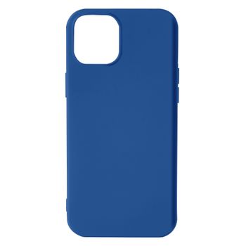 Funda Carcasa Iphone 13 Silicona Flexible Acabado Tacto Suave Azul