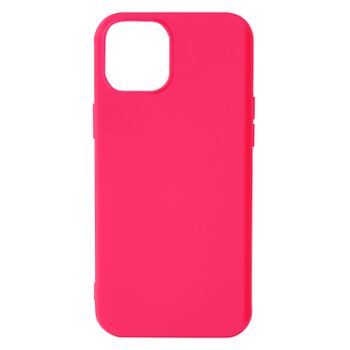 Funda Carcasa Iphone 13 Silicona Flexible Acabado Tacto Suave Fucsia