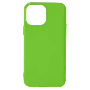 Funda Carcasa Iphone 13 Pro Max Silicona Flexible Acabado Tacto Suave Verde