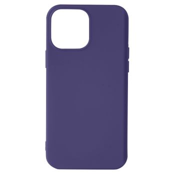 Funda Carcasa Iphone 13 Pro Silicona Flexible Acabado Tacto Suave Morado