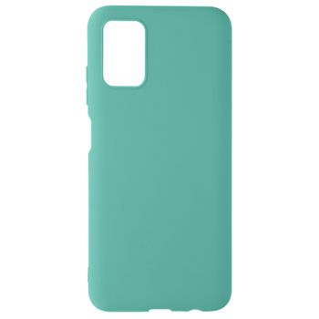 Funda Samsung Galaxy A03s Silicona Flexible Acabado Mate Antimanchas Turquesa