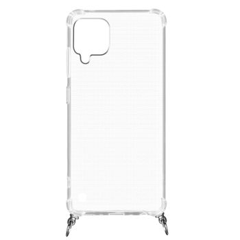 Funda Samsung Galaxy A12 Personalizables Bisutería Cadena - Transparente