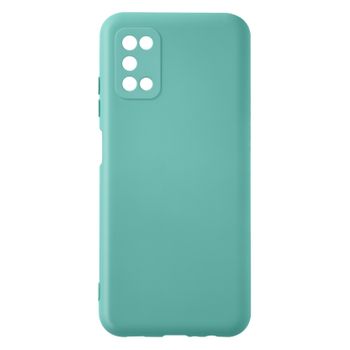 Funda Carcasa Samsung Galaxy A03s Silicona Flexible Acabado Tacto Suave Turquesa