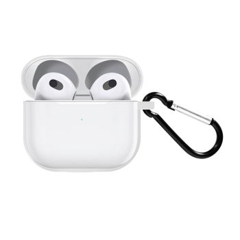 Estuche De Silicona Airpods 3 Resistente A Los Golpes Efecto Mate Transparente