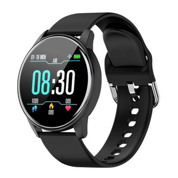 Reloj Inteligente Táctil Pantalla Redonda Hd North Edge Correa Silicona Negro