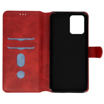 Funda Realme 8i Tarjetero Soporte Rojo