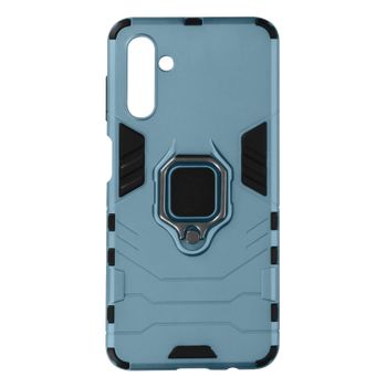 Funda Samsung A13 5g / A04s Híbrida Antigolpes Anillo Metálico Soporte Azul