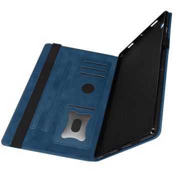 Funda Samsung Galaxy Tab A8 10.5 2021 Tarjetero Soporte Vídeo Azul